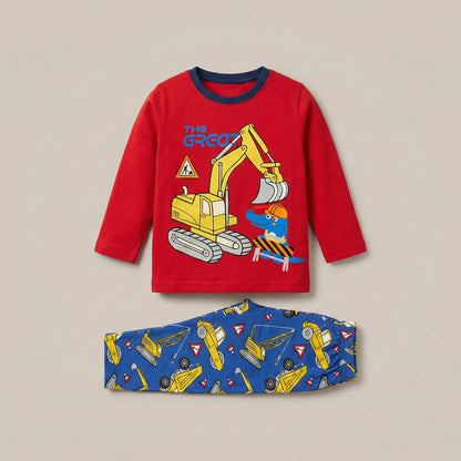 Boys 2-Piece Outfit - Shirt & Trouser Character Design 18M-4Y