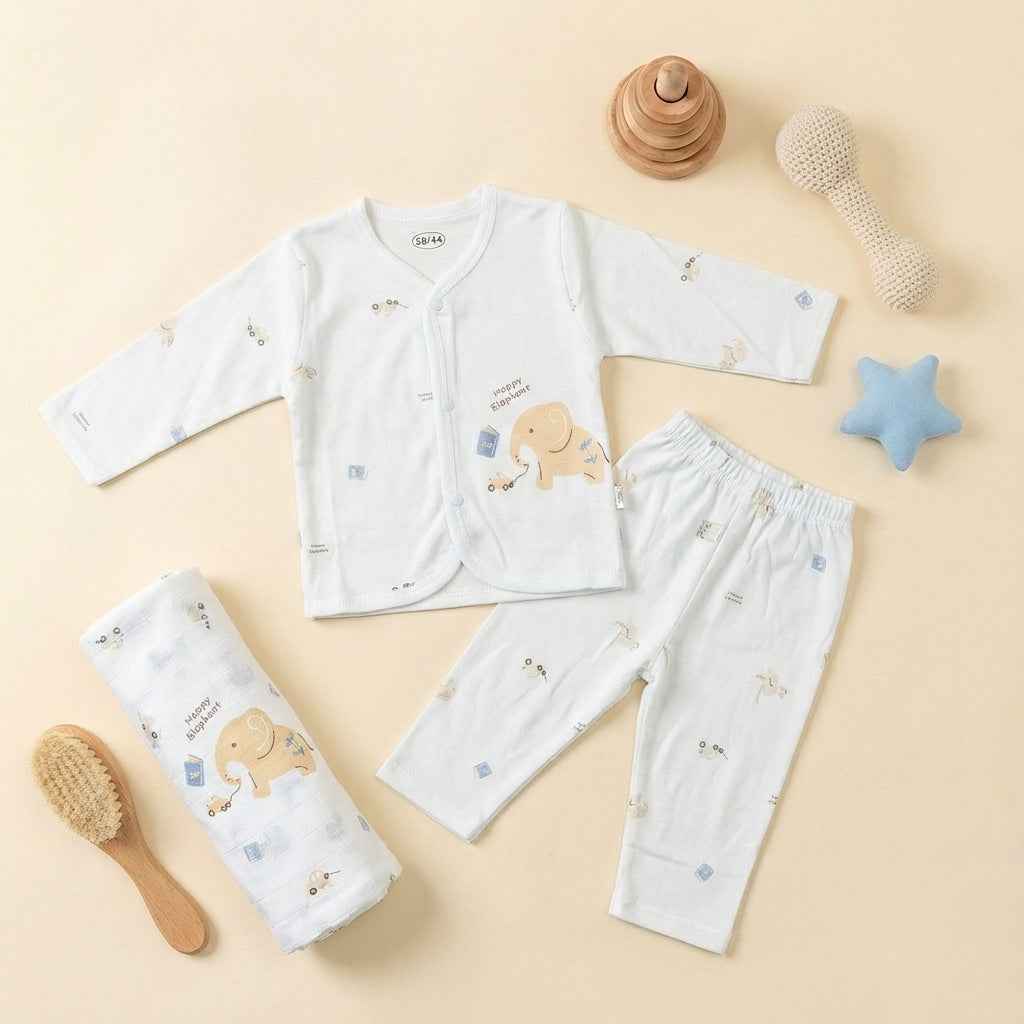 Premium 2-Piece Baby Suit - Lightweight Outfit for Newborn 0-6M