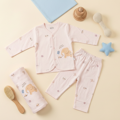 Premium 2-Piece Baby Suit - Lightweight Outfit for Newborn 0-6M