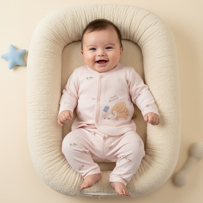 Premium 2-Piece Baby Suit - Lightweight Outfit for Newborn 0-6M