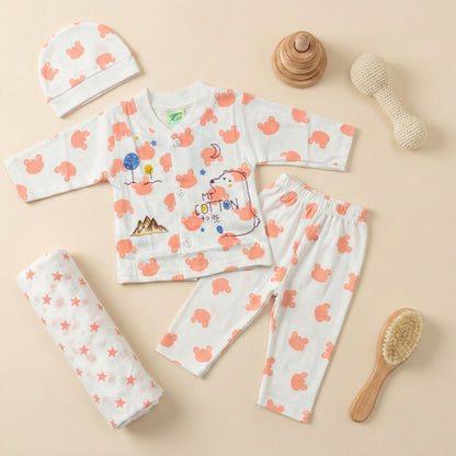 Premium 3-Piece Baby Suit - Lightweight Outfit for Newborn 0-6M