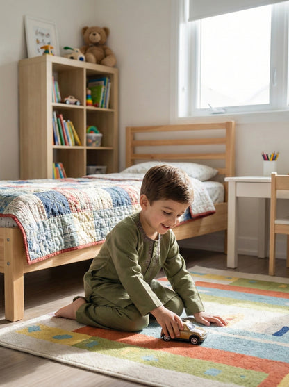 Baby Boy Stylish Kurta Shalwar - Traditional Outfit 3-6M