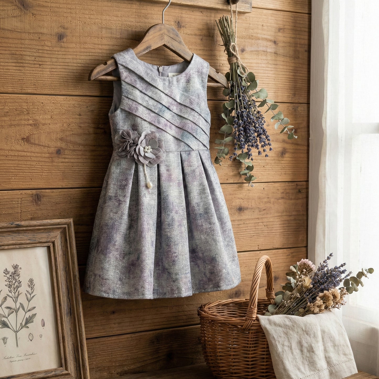 Baby Girl Shiny Party Frock - Elegant Fancy Dress 18M-4Y