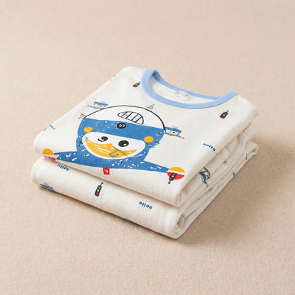 Boys 3-Piece Outfit Set - Shirt, Trouser Hat Character Design 12M-4Y