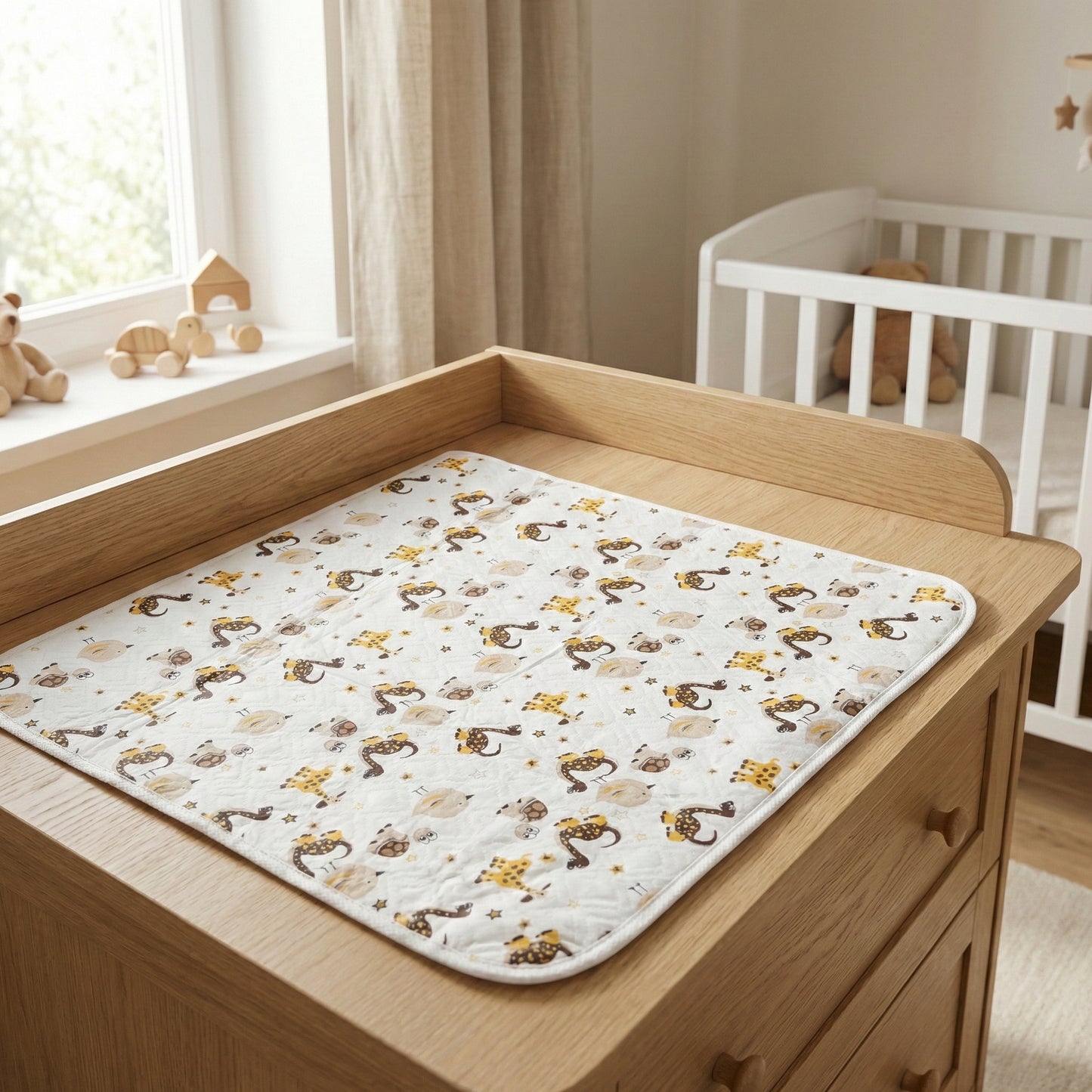 Premium Baby Changing Sheet - Soft Muslin Diaper Changing Mat for Newborn & Infants