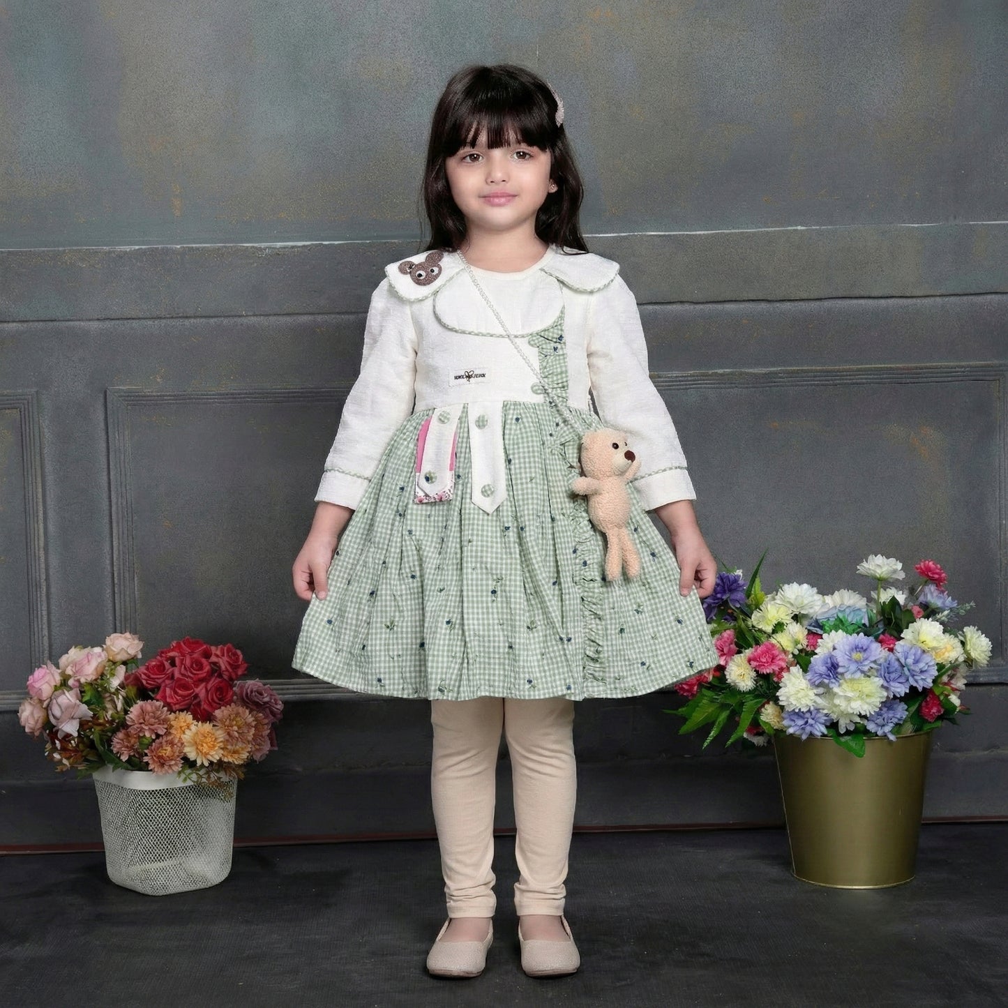 Baby Girl Stylish Fancy Frock - Elegant Party Dress 18M-4Y