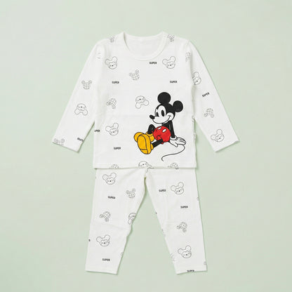 Boys 2-Piece Outfit - Shirt & Trouser Cartoon Character Design 12M-4Y