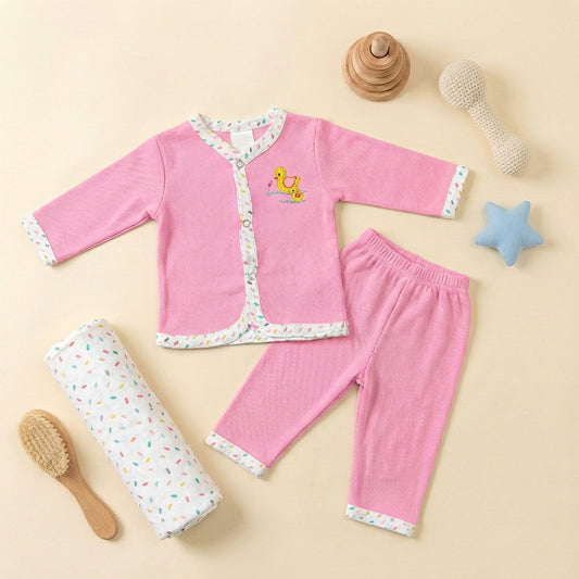Premium 2-Piece Baby Suit - Lightweight Outfit for Newborn 0-6M