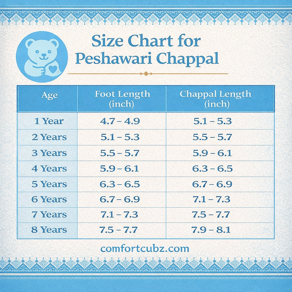 Kids Brown Peshawari Chappal - Handmade Traditional Sandals