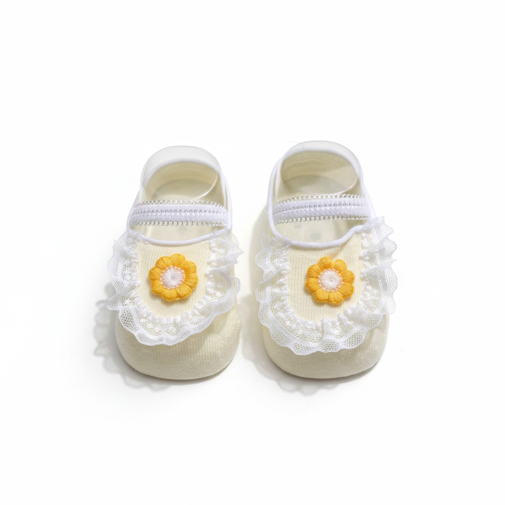 Newborn Baby Shoes - Soft Sole First Shoes for Newborns 0-3 Months