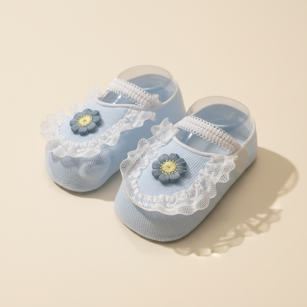 Newborn Baby Shoes - Soft Sole First Shoes for Newborns 0-3 Months