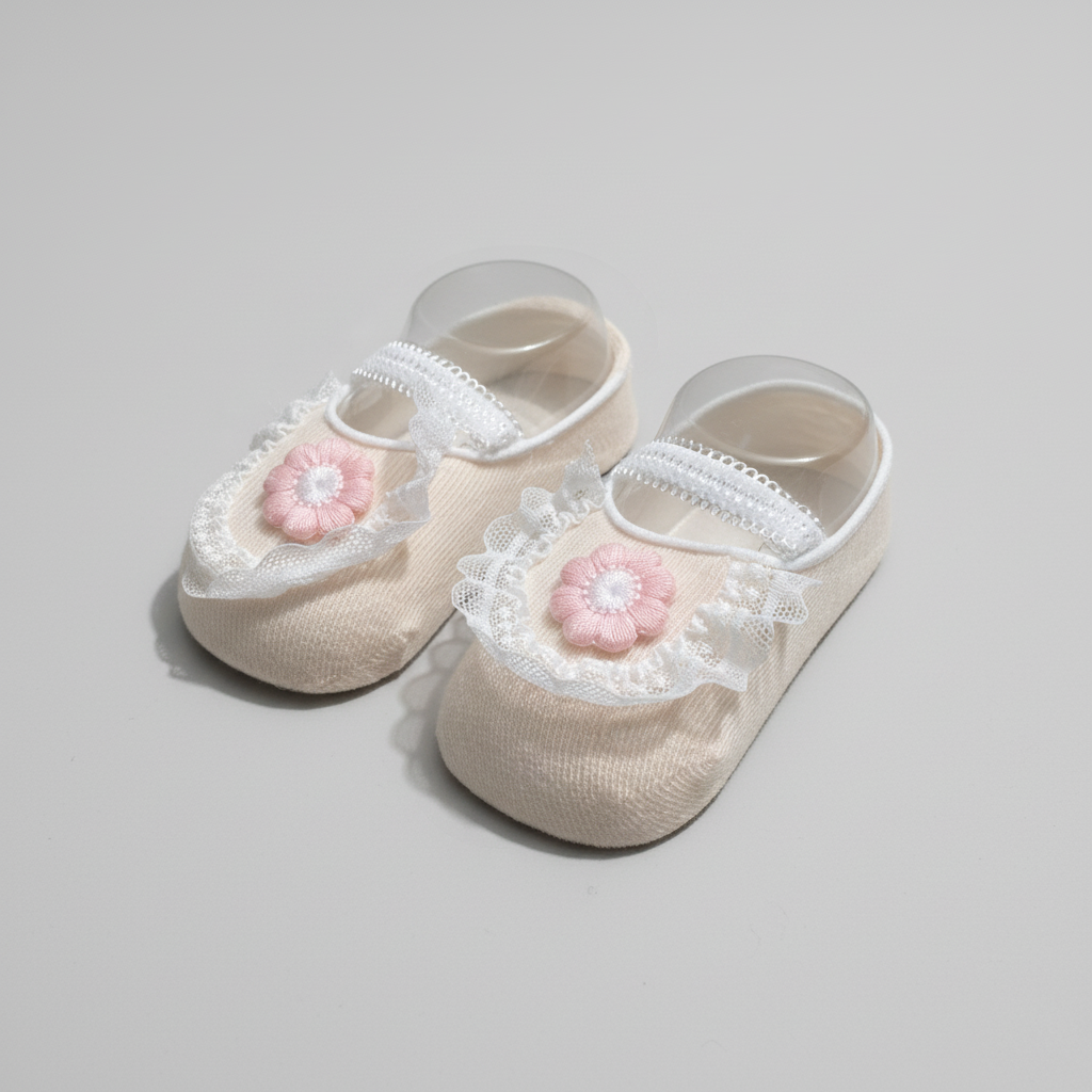 Newborn Baby Shoes - Soft Sole First Shoes for Newborns 0-3 Months