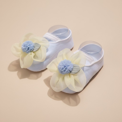 Newborn Baby Booties - Soft Sole First Shoes for Newborns 0-3 Months