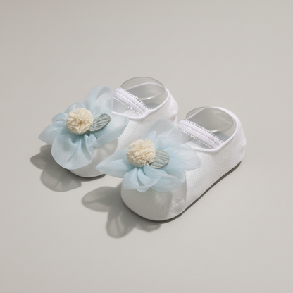 Newborn Baby Booties - Soft Sole First Shoes for Newborns 0-3 Months