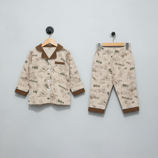 Brown Night Suit