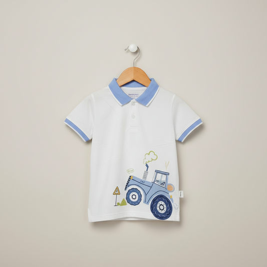 Boys Premium Printed Shirt - Versatile Casual Top for Toddlers & Kids 1-6Y