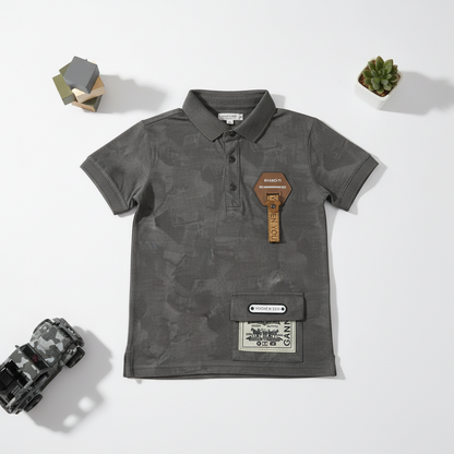 Boys Everyday Printed Shirt - Comfortable Casual Top for Toddlers & Kids 1-5Y