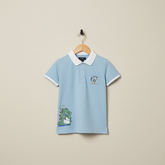 Boys Luxury Printed Shirt - Premium Statement Top for Toddlers & Kids 1-6Y