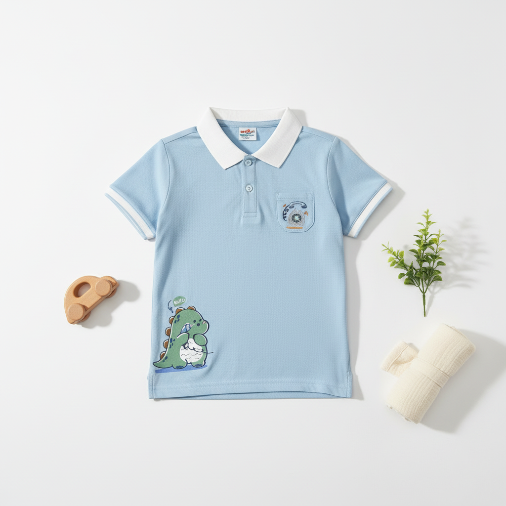 Boys Luxury Printed Shirt - Premium Statement Top for Toddlers & Kids 1-6Y