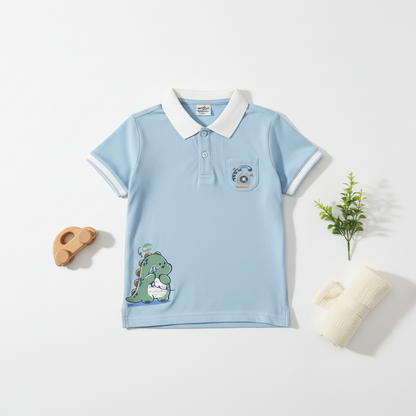 Boys Luxury Printed Shirt - Premium Statement Top for Toddlers & Kids 1-6Y