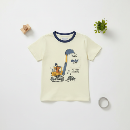 Boys Value Printed Shirt - Affordable Casual Top for Toddlers & Kids 1-6Y
