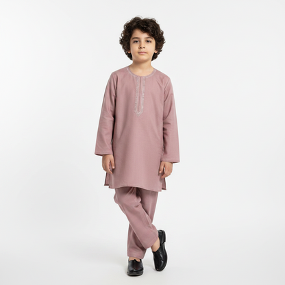 Boys Paper Cotton Kurta Shalwar - Lightweight Traditional Outfit fo Boys 1-4 Years