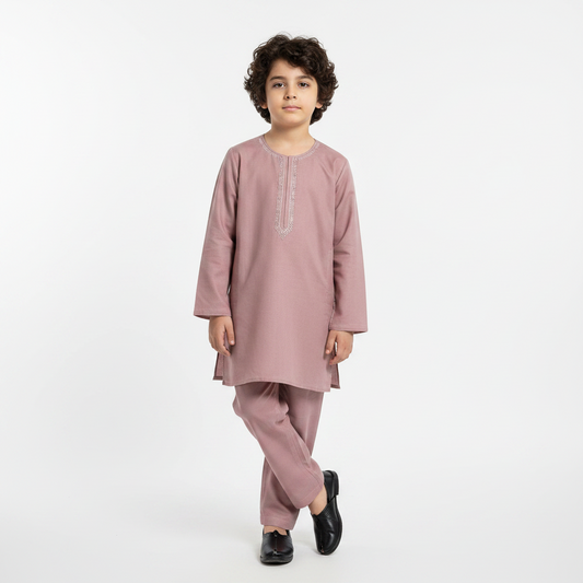 Boys Paper Cotton Kurta Shalwar - Lightweight Traditional Outfit fo Boys 1-4 Years