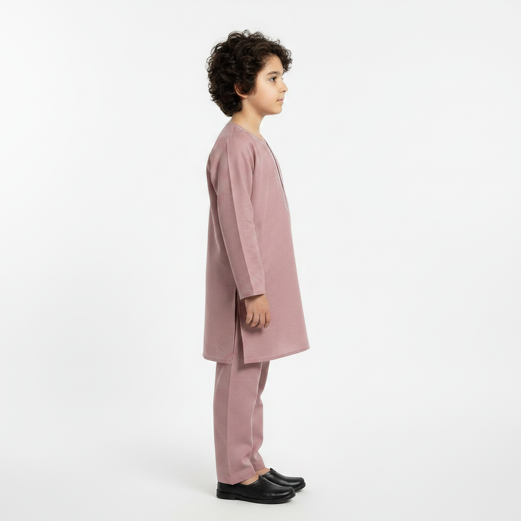 Boys Paper Cotton Kurta Shalwar - Lightweight Traditional Outfit fo Boys 1-4 Years