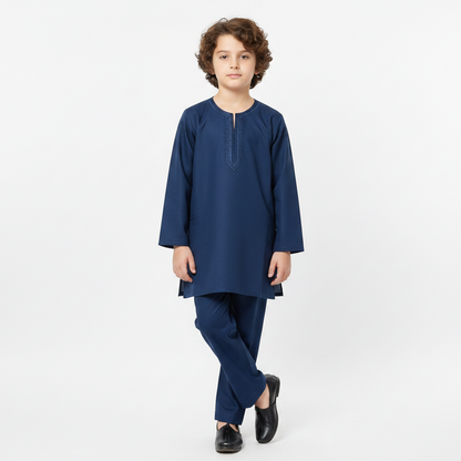 Baby Boys Paper Cotton Kurta Shalwar - Lightweight Traditional Outfit for Babies 6-12 Months