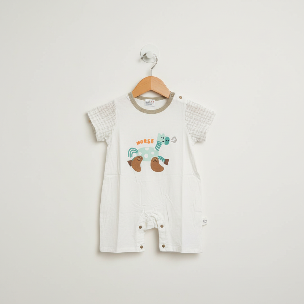 Baby Romper - Premium Printed Bodysuit for Infants 6-18 Months