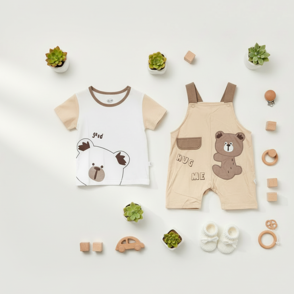 Baby Romper - Adorable Good Cat Bodysuit for Infants 9-24 Months