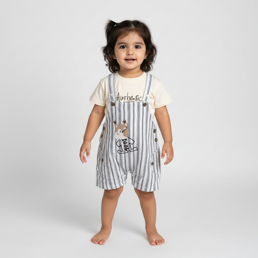 Baby Luxury Romper - Exquisite Printed Bodysuit for Infants & Toddlers 9-24 Months