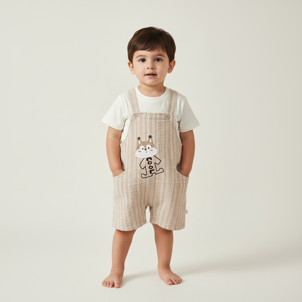 Luxury printed baby bodysuit for special occasions