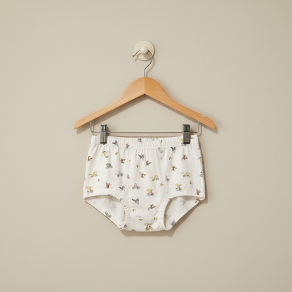 Baby Girls Underwear - Soft Cotton Pack of 3 in Random Designs for Girls