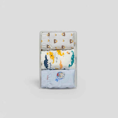Baby Girls Underwear - Soft Cotton Pack of 3 in Random Designs for Girls
