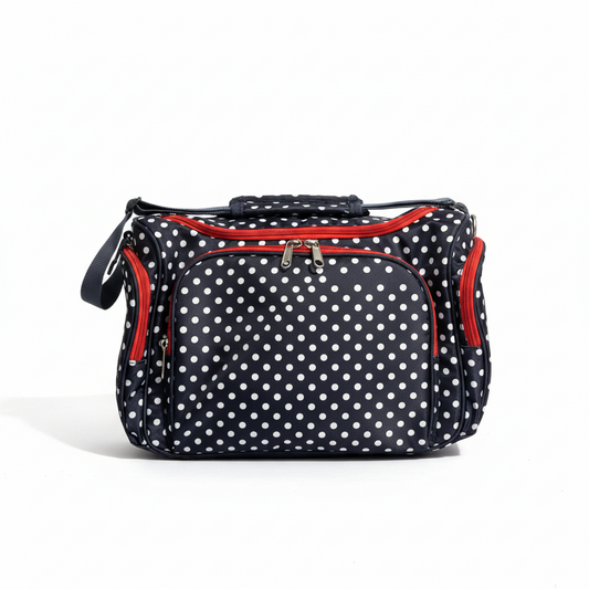 Baby Diaper Bag - Playful Polka Dots Design Large Capacity Mummy Bag | Comfort Cubz