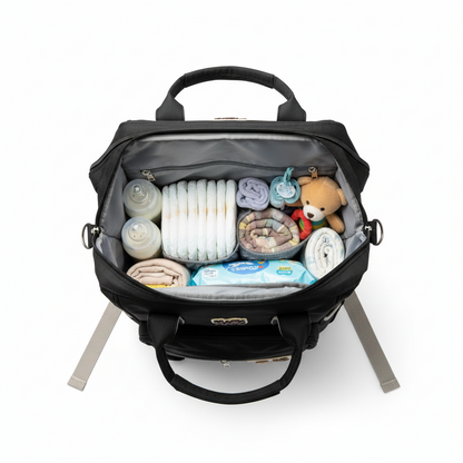 Baby Diaper Shoulder Bag - Hands-Free Crossbody Mummy Bag in 4 Colours