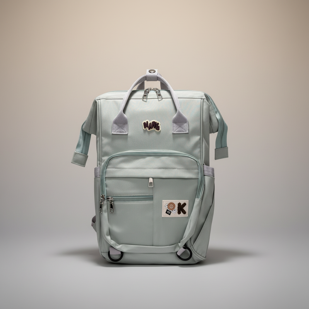 Baby Diaper Shoulder Bag - Hands-Free Crossbody Mummy Bag in 4 Colours