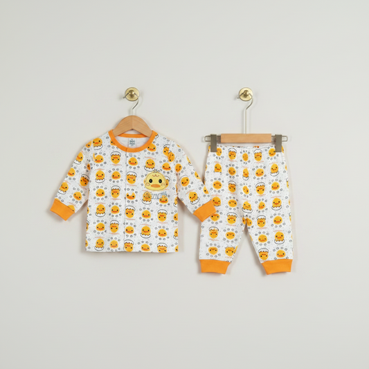 Baby 2-Piece Cotton Suit - Coordinated Top & Bottom for Newborns & Infants 0-9 Months
