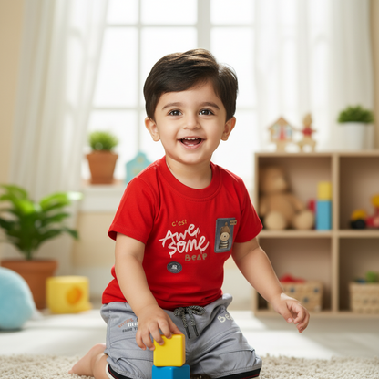 Baby Shirt & Shorts Set - Soft Cotton Summer 2-Piece Casual Outfit for Infants 3-9 Months