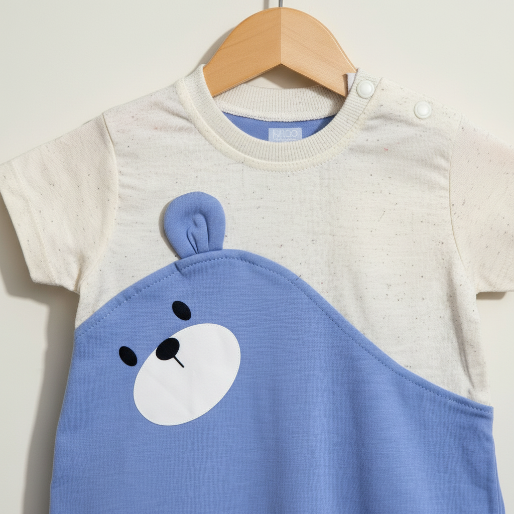 Newborn short romper set with cap for gifting