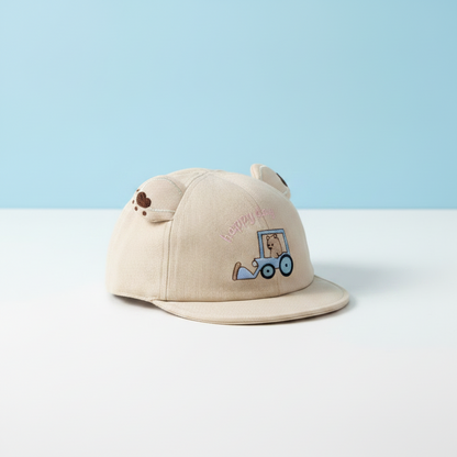 Baby Happy Day Cap - Soft Infant Hat for 6-12 Months