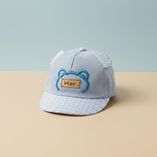 Baby Cat Design Cap - Soft Infant Hat with Adorable Cat Ears for 3-6 Months