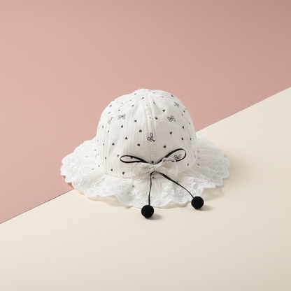 Baby Girls Summer Hat - Stylish Toddler Sun Hat for 1-2 Years