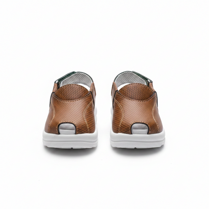 Newborn Brown Peshawari Sandal – Traditional Baby Brown Shoes