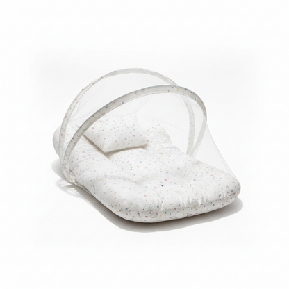 Baby Nest with Mosquito Net – Newborn Lounger & Sleep Pod