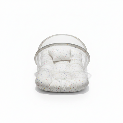Baby Nest with Mosquito Net – Newborn Lounger & Sleep Pod