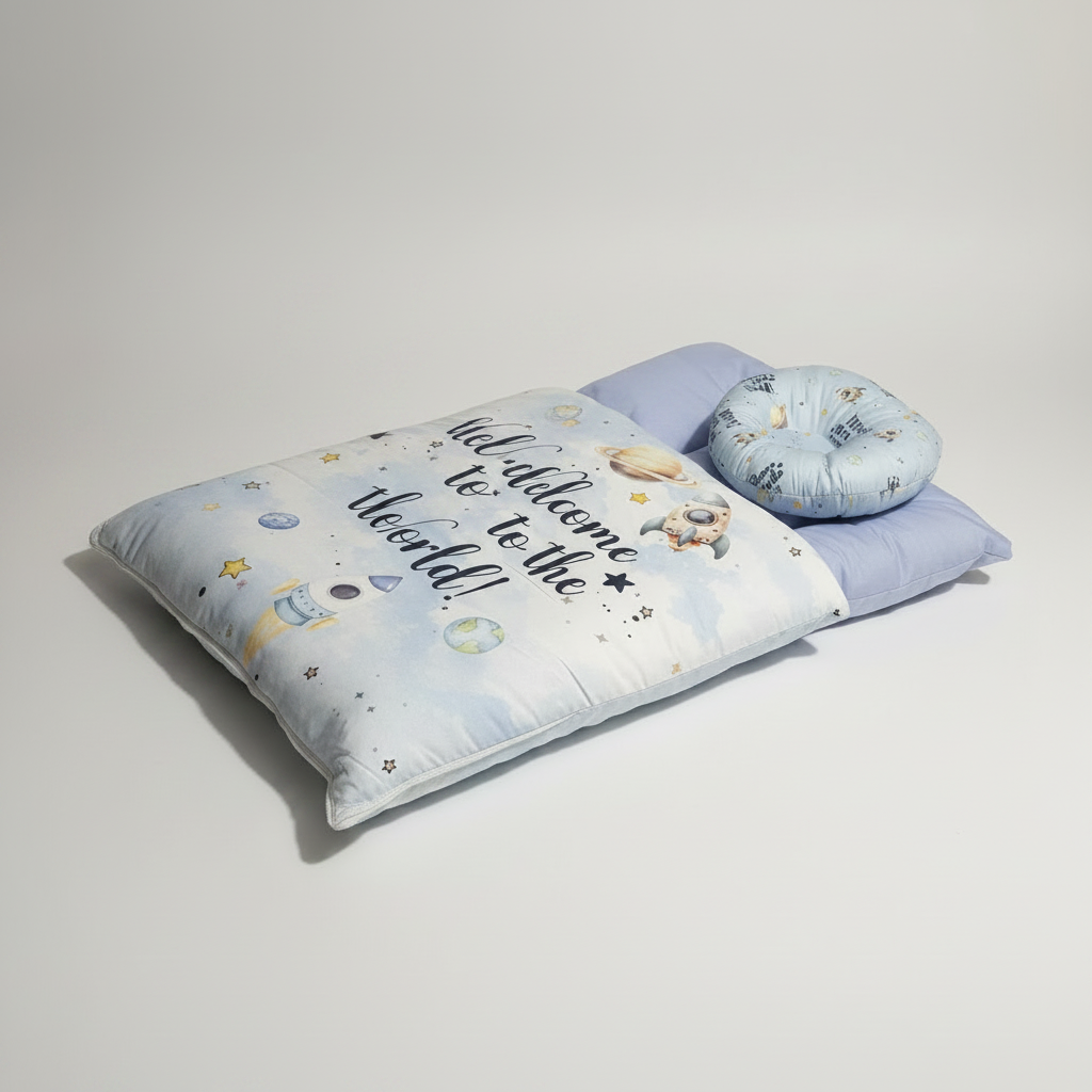 Baby Swaddle Wrap – Soft Cotton Summer Newborn Set | 4 Colours