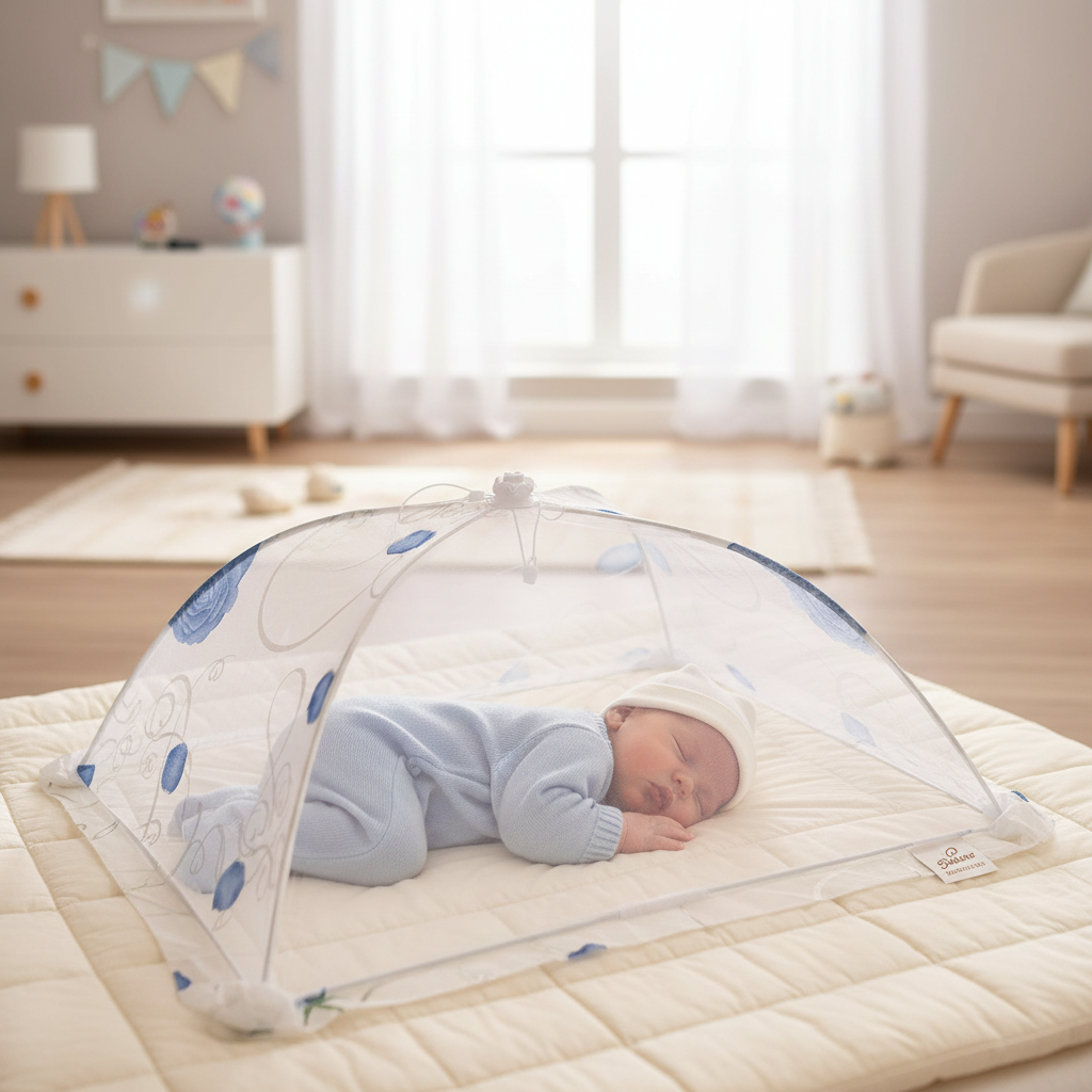 Foldable Baby Mosquito Net – Travel & Outdoor Newborn Protector