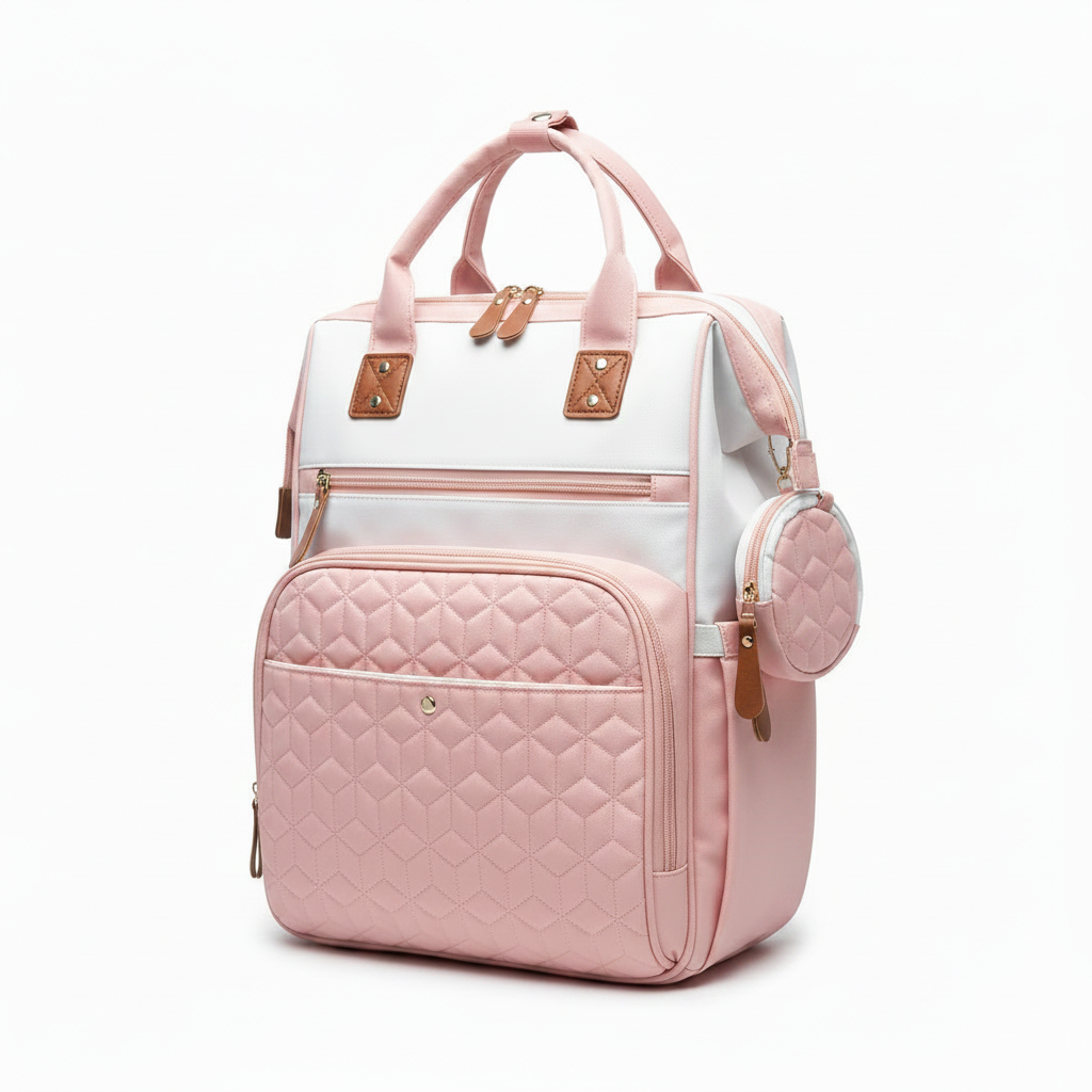 Baby Diaper Bag – Large Capacity Water-Resistant Mummy Bag